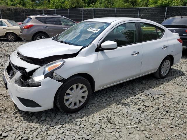 3N1CN7AP8KL850020 - 2019 NISSAN VERSA S WHITE photo 1