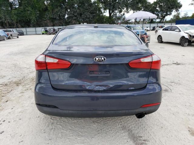 KNAFX4A8XE5047495 - 2014 KIA FORTE EX BLUE photo 6