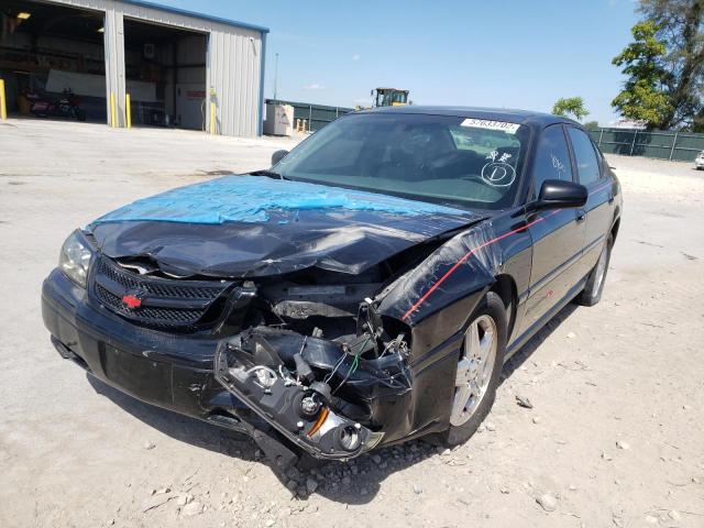 2G1WP551759134224 - 2005 CHEVROLET IMPALA SS BLACK photo 2