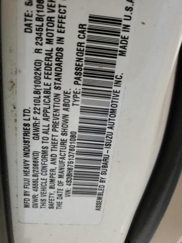 4S3BH675137601080 - 2003 SUBARU LEGACY OUTBACK AWP 白色 照片 14