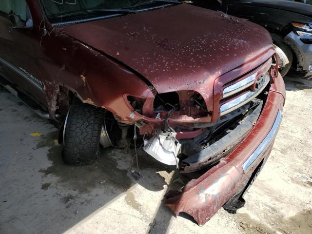 5TBRU34116S484792 - 2006 TOYOTA TUNDRA ACCESS CAB SR5 MAROON photo 9