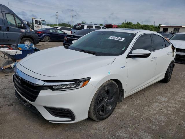 19XZE4F95ME008310 - 2021 HONDA INSIGHT TOURING WHITE photo 1