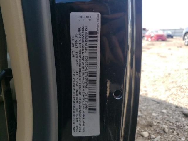 3VWRG3AL5AM010001 - 2010 VOLKSWAGEN NEW BEETLE Schwarz Foto 10