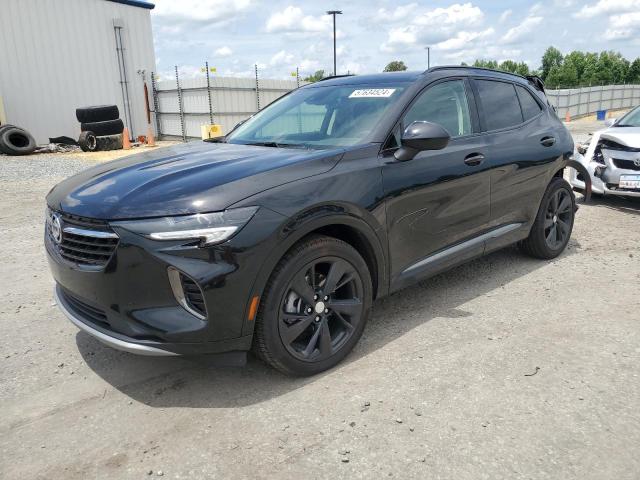 LRBFZNR49MD112649 - 2021 BUICK ENVISION ESSENCE BLACK photo 1
