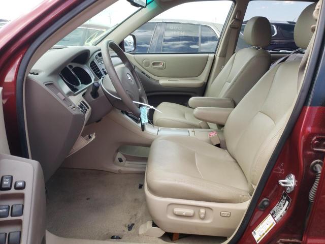 JTEDP21A950072480 - 2005 TOYOTA HIGHLANDER LIMITED BURGUNDY photo 7