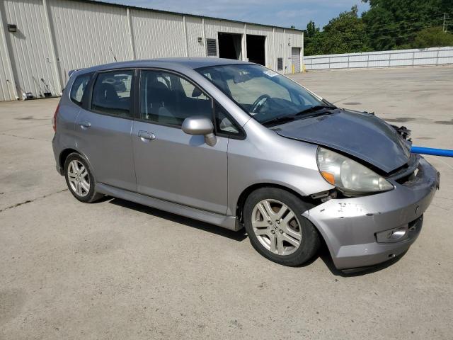 JHMGD38657S035465 - 2007 HONDA FIT S ვერცხლისფერი ფოტო 4