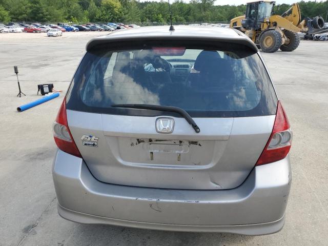 JHMGD38657S035465 - 2007 HONDA FIT S ვერცხლისფერი ფოტო 6