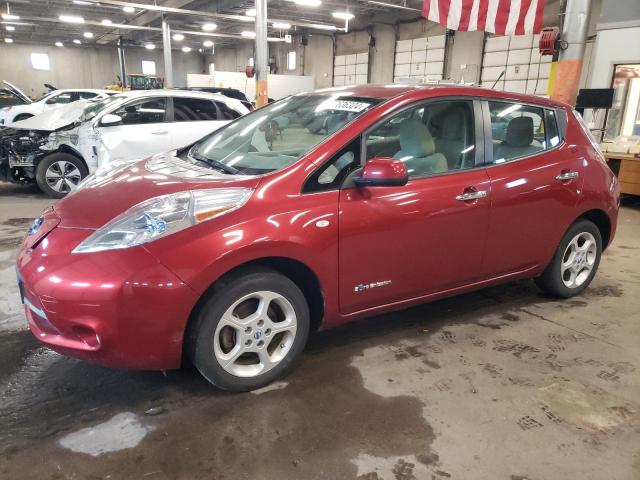 JN1AZ0CP4CT018865 - 2012 NISSAN LEAF SV RED photo 1