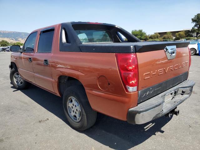 3GNEC12Z45G110610 - 2005 CHEVROLET AVALANCHE C1500 ORANGE photo 2