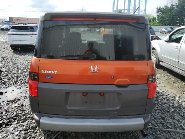 5J6YH28543L029408 - 2003 HONDA ELEMENT EX ORANGE photo 6