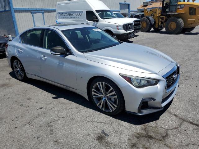 JN1EV7AP6JM362245 - 2018 INFINITI Q50 LUXE SILVER photo 4