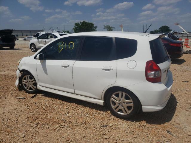 JHMGD376X7S066146 - 2007 HONDA FIT S თეთრი ფოტო 2