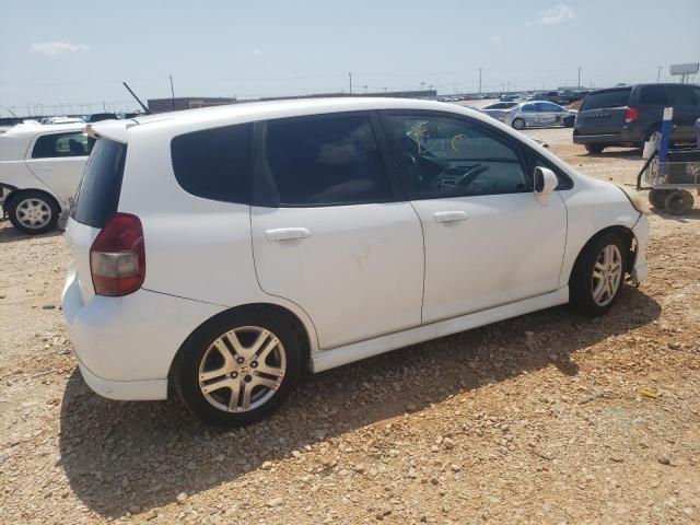 JHMGD376X7S066146 - 2007 HONDA FIT S თეთრი ფოტო 3