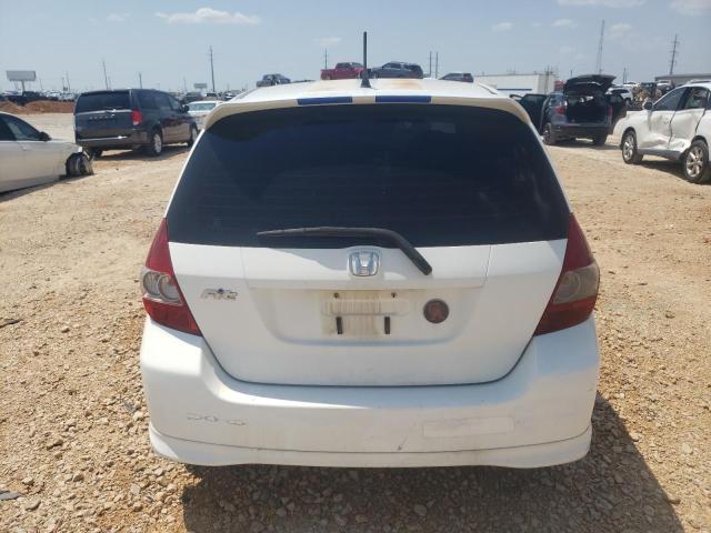 JHMGD376X7S066146 - 2007 HONDA FIT S თეთრი ფოტო 6