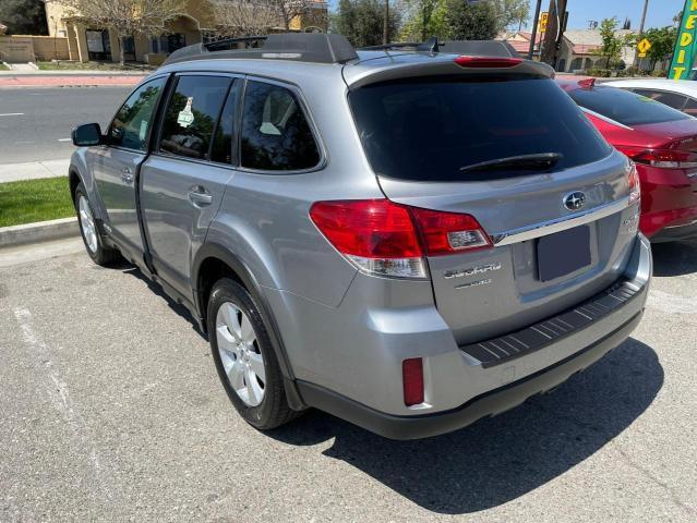 4S4BRBKC6B3429917 - 2011 SUBARU OUTBACK 2.5I LIMITED SILVER photo 3