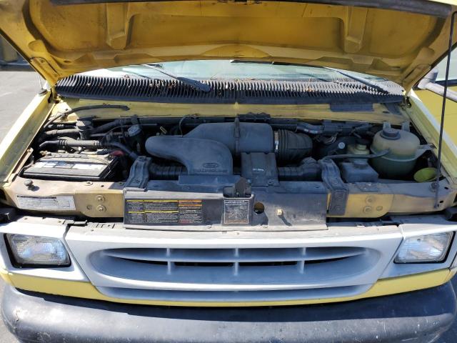 1FDWE37L9WHA92471 - 1998 FORD ECONOLINE E350 CUTAWAY VAN YELLOW photo 12