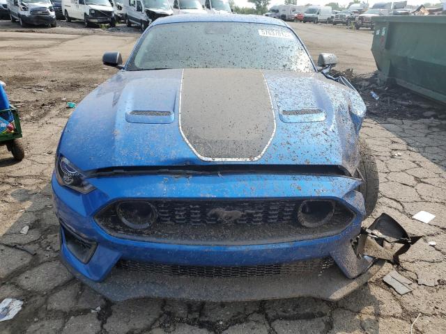 1FA6P8R09M5552716 - 2021 FORD MUSTANG MACH I BLUE photo 5