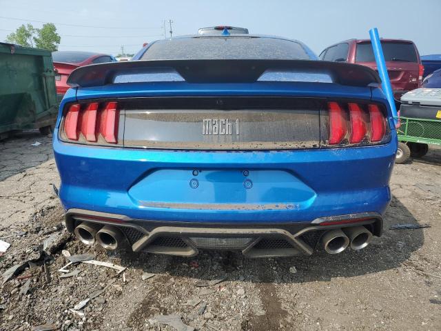 1FA6P8R09M5552716 - 2021 FORD MUSTANG MACH I BLUE photo 6