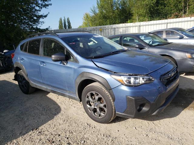 JF2GTHSC7PH226108 - 2023 SUBARU CROSSTREK SPORT BLUE photo 4