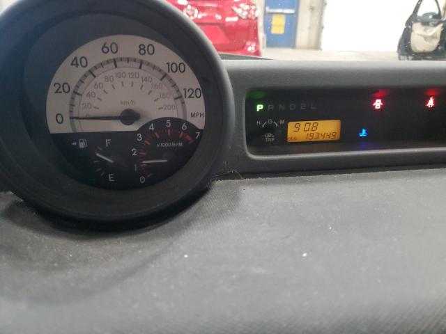 JTLKT324550202913 - 2005 TOYOTA SCION XB BLACK photo 9