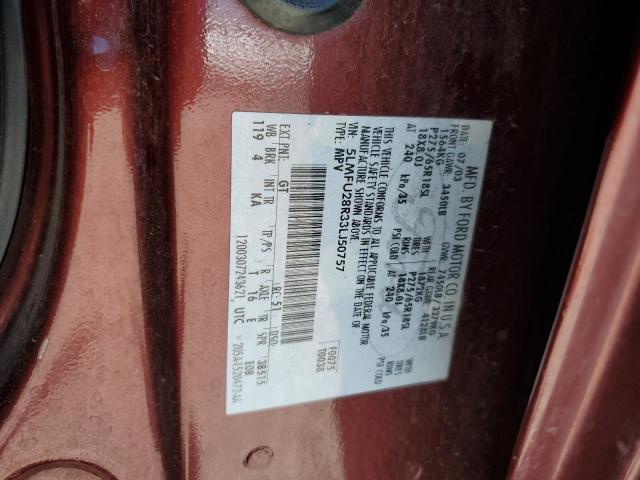 5LMFU28R33LJ50757 - 2003 LINCOLN NAVIGATOR RED photo 13