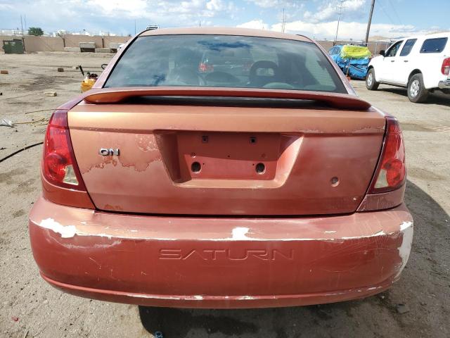 1G8AV12F93Z189724 - 2003 SATURN ION LEVEL 3 ORANGE photo 6