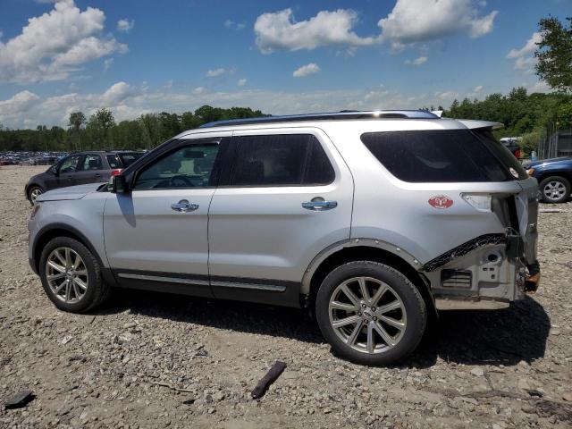 1FM5K8F80GGB00205 - 2016 FORD EXPLORER LIMITED SILVER photo 2