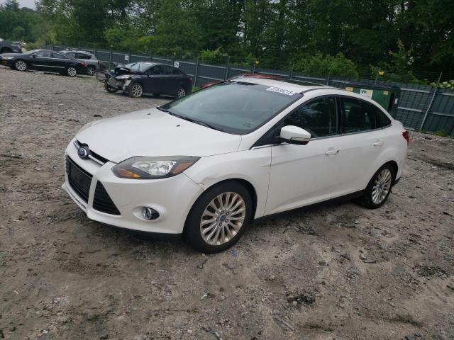 1FAHP3J23CL407108 - 2012 FORD FOCUS TITANIUM WHITE photo 1