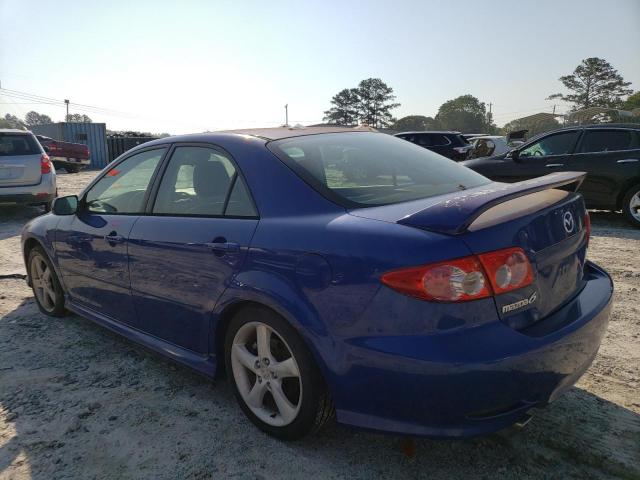 1YVFP80D035M35979 - 2003 MAZDA 6 S BLUE photo 2