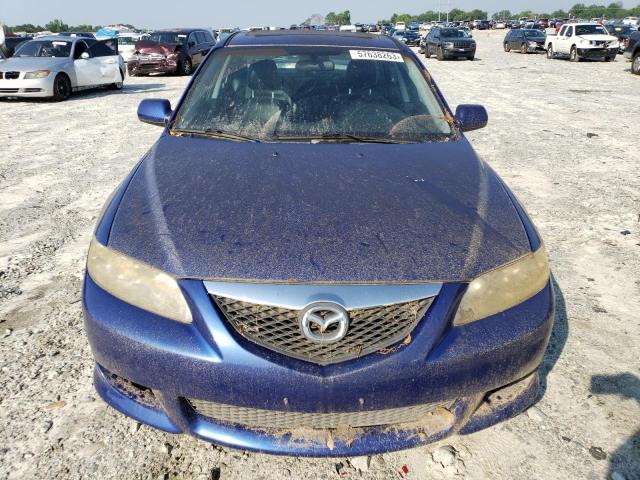 1YVFP80D035M35979 - 2003 MAZDA 6 S BLUE photo 5