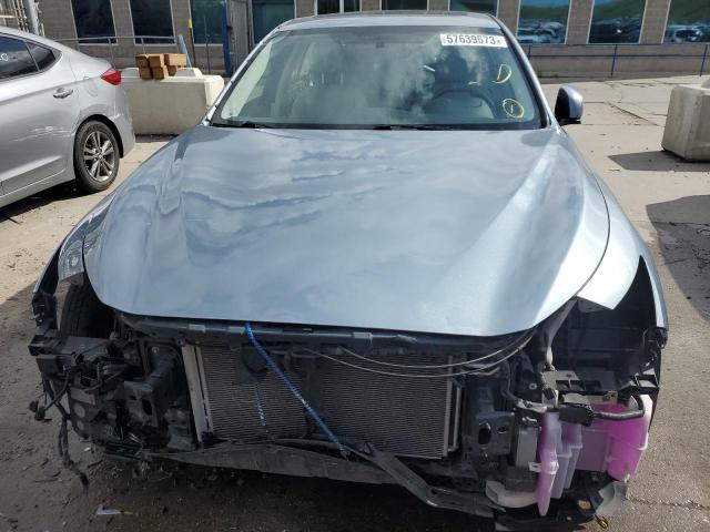 JN1BV7AR0EM685877 - 2014 INFINITI Q50 BASE BLUE photo 5