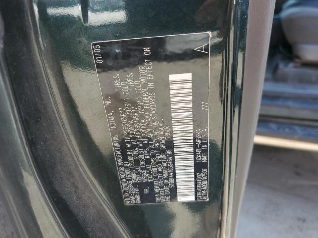 5TBBT44165S464188 - 2005 TOYOTA TUNDRA ACCESS CAB SR5 BLACK photo 12