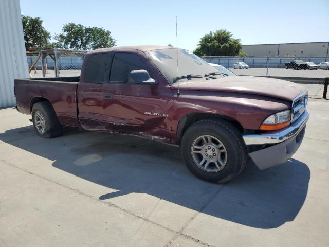 1B7GL22XX1S341794 - 2001 DODGE DAKOTA BURGUNDY photo 4