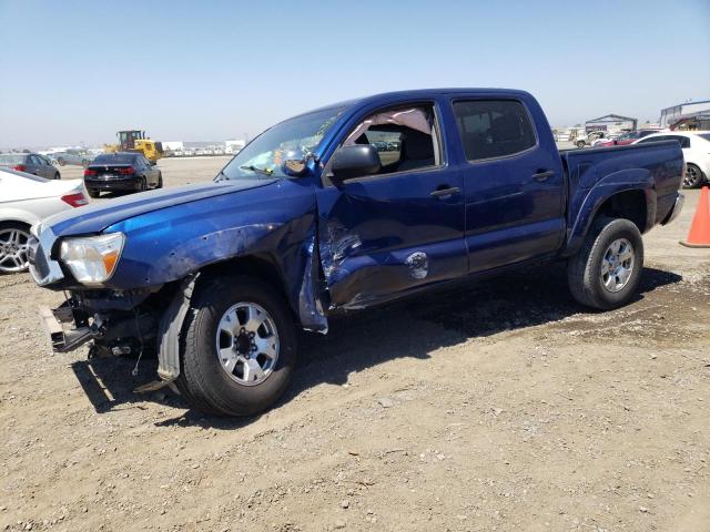 5TFJU4GN4FX074443 - 2015 TOYOTA TACOMA DOUBLE CAB PRERUNNER BLUE photo 1