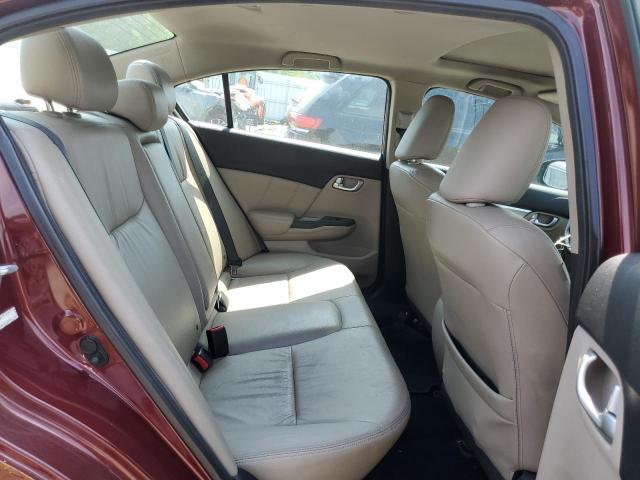 2HGFB2F98DH545842 - 2013 HONDA CIVIC EXL BURGUNDY photo 10
