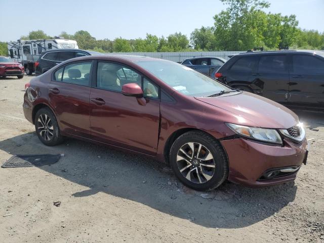 2HGFB2F98DH545842 - 2013 HONDA CIVIC EXL BURGUNDY photo 4