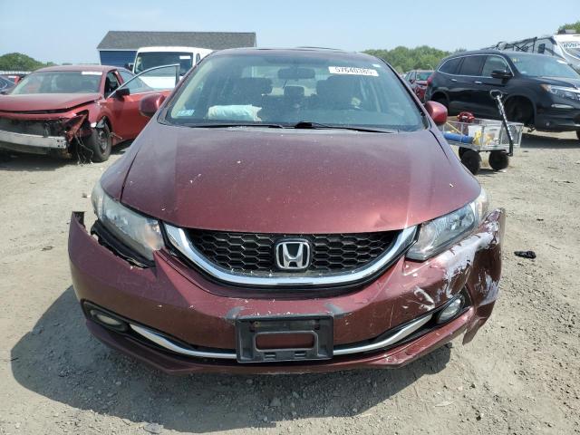 2HGFB2F98DH545842 - 2013 HONDA CIVIC EXL BURGUNDY photo 5
