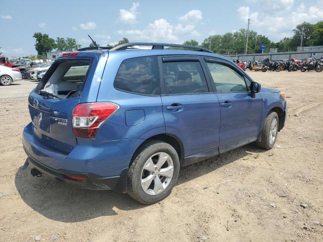 JF2SJADC2FH440765 - 2015 SUBARU FORESTER 2.5I PREMIUM BLUE photo 3