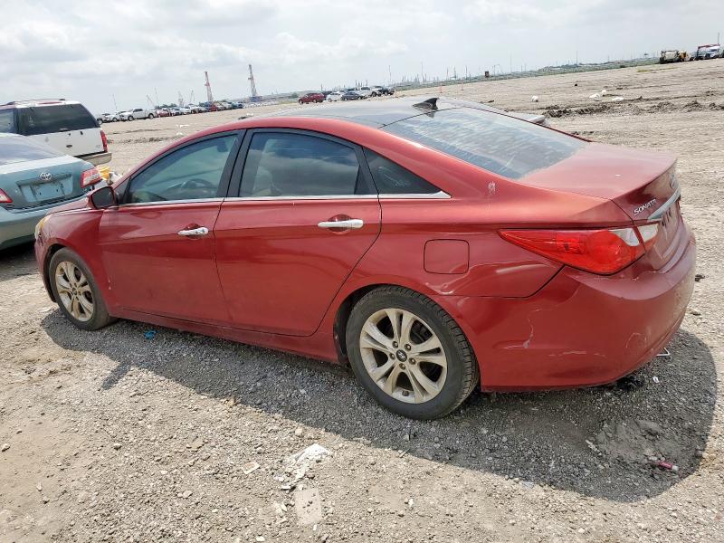 5NPEC4AC6DH595765 - 2013 HYUNDAI SONATA SE მუქწითელი ფოტო 2