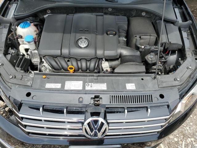 1VWCP7A36CC004421 - 2012 VOLKSWAGEN PASSAT SEL BLACK photo 11