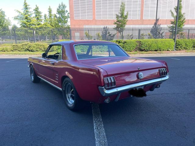 6R07C136409 - 1966 FORD MUSTANG 2D RED photo 3
