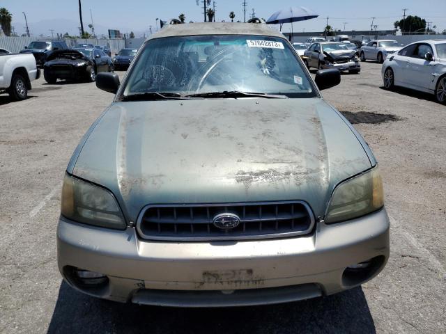 4S3BH675737619888 - 2003 SUBARU LEGACY OUTBACK AWP 绿色 照片 5