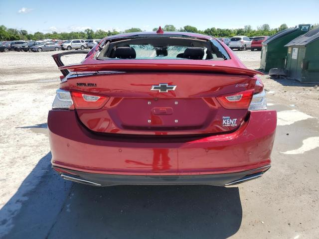 1G1ZG5ST2MF021290 - 2021 CHEVROLET MALIBU RS წითელი ფოტო 6