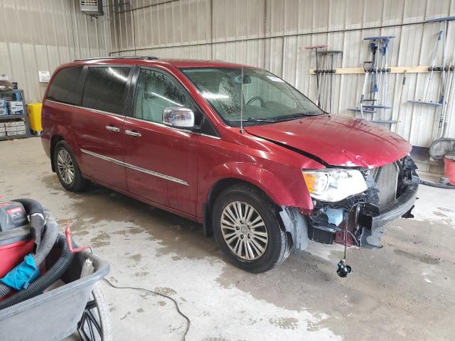 2C4RC1CG6DR785665 - 2013 CHRYSLER TOWN & COU TOURING L RED photo 4