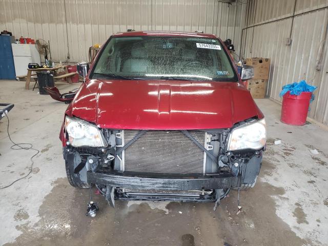 2C4RC1CG6DR785665 - 2013 CHRYSLER TOWN & COU TOURING L RED photo 5