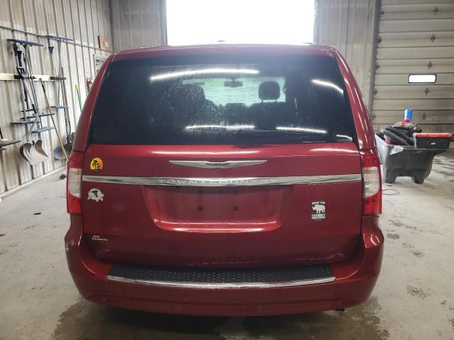 2C4RC1CG6DR785665 - 2013 CHRYSLER TOWN & COU TOURING L RED photo 6