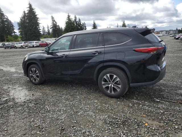 5TDGZRAH8NS099636 - 2022 TOYOTA HIGHLANDER XLE BLACK photo 2