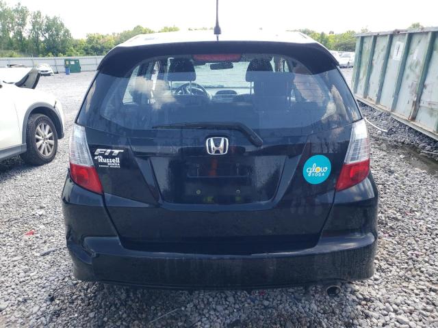 JHMGE8H48AS011063 - 2010 HONDA FIT SPORT BLACK photo 6