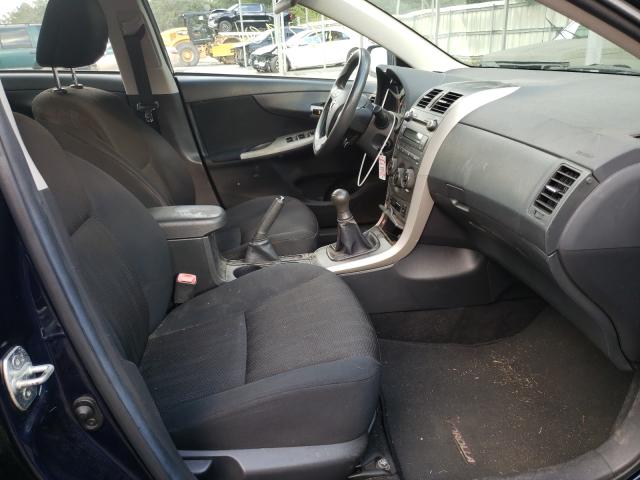 2T1BU4EE4BC691874 - 2011 TOYOTA COROLLA BASE BLUE photo 5