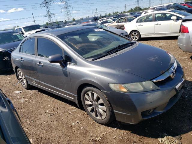 1HGFA16939L012160 - 2009 HONDA CIVIC EXL 灰色 照片 4